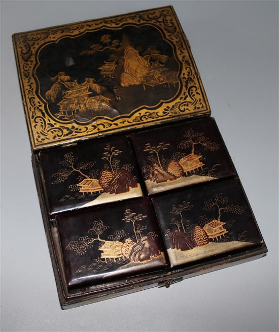 A lacquer box